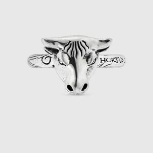 Gucci Anger Forest 925 Silver Bull Ring 6